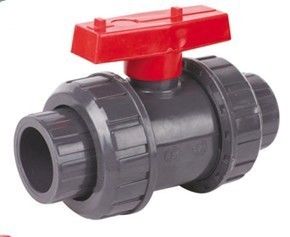 Double union socket ball valve