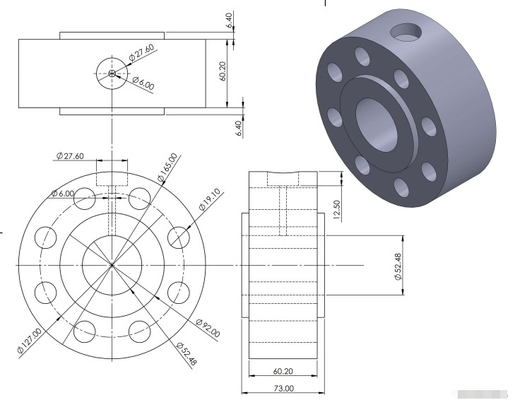 2" CL600 Bleed ring ASTM A182 F51