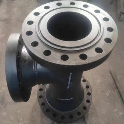 Flanged tee, 10′′ Sch160/80 tee met 10′′ Class900/600 WN flens